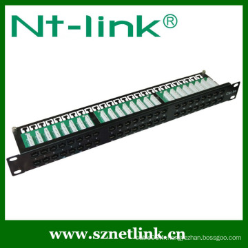 Cat 5e cat6 utp 48-port patch panel